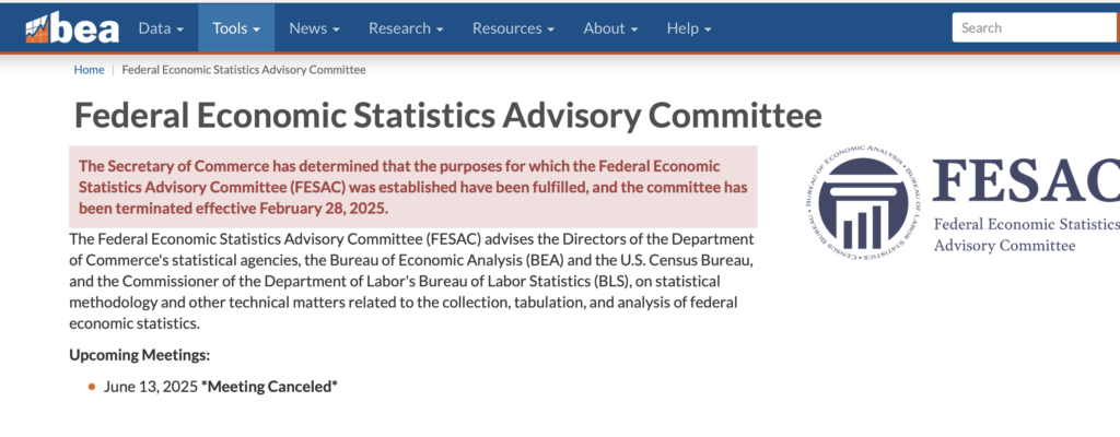 The BLS over time: “A tin can tied to my coat tail”